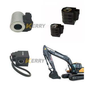 HYUNDAI Excavator Parts Solenoid Valve Coil