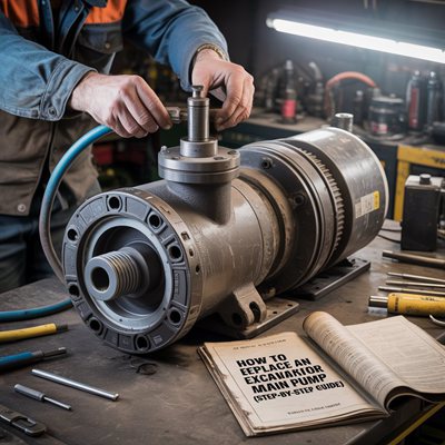 How to Replace an Excavator Main Pump